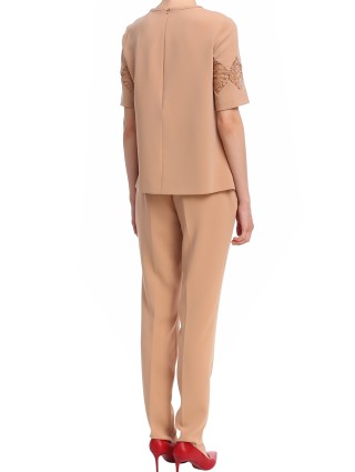 Бежеві брюки MAX MARA : фото 2 - Invogue